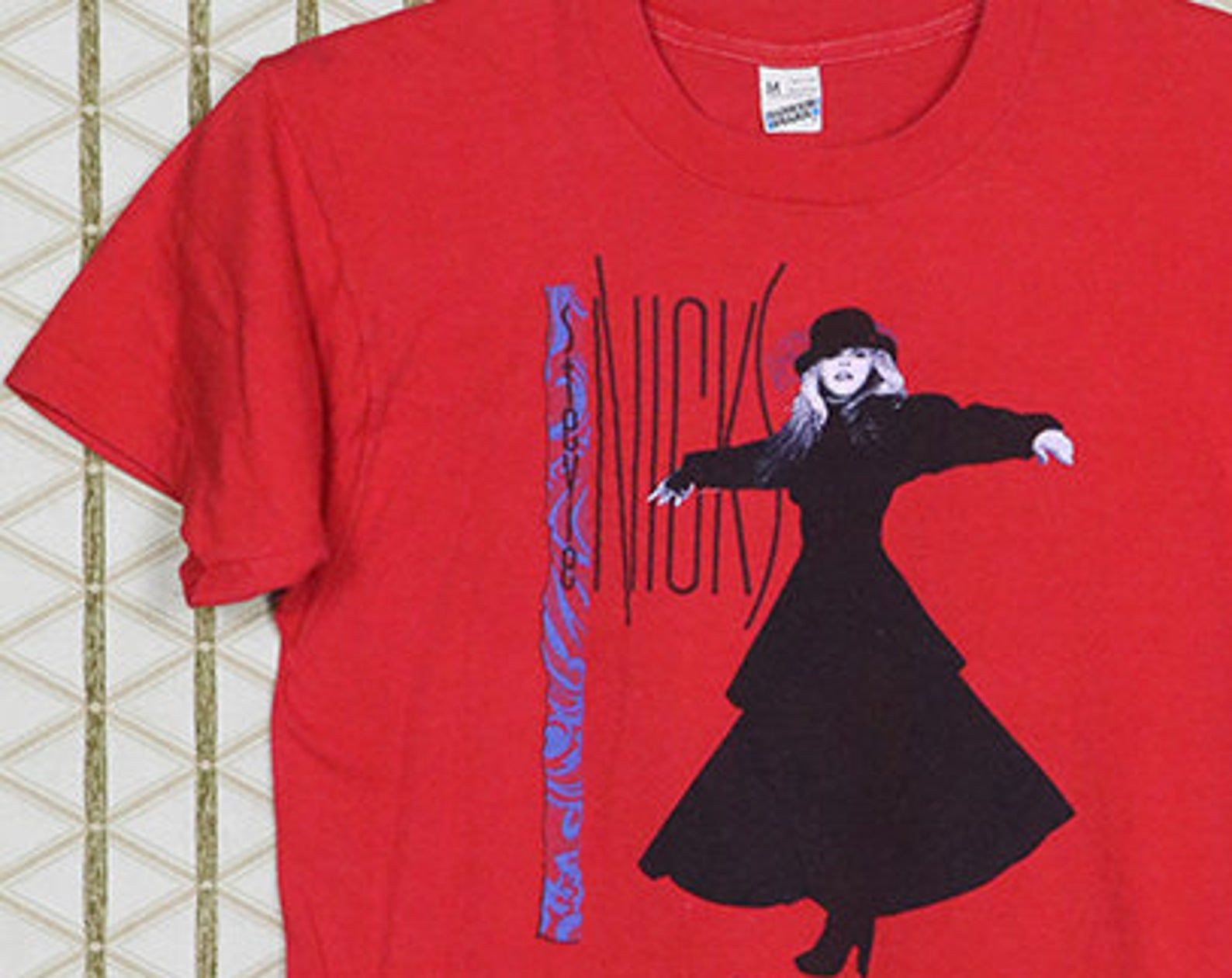 Stevie Nicks Concert Tour Shirt Rock A Little Fleetwood Mac Red T Soft 1980S 1986 Screen Stars