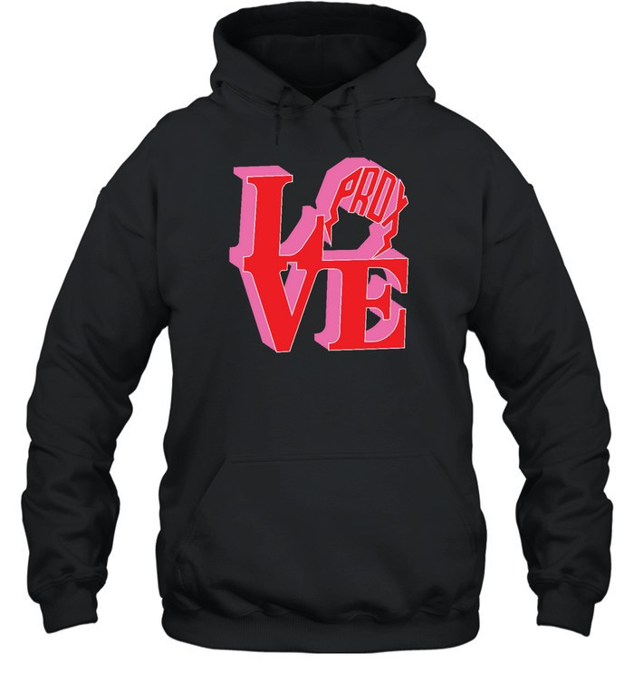 Prdx Love Sign Lightning Arc Logo Hoodie Black – Bestmreby Shop