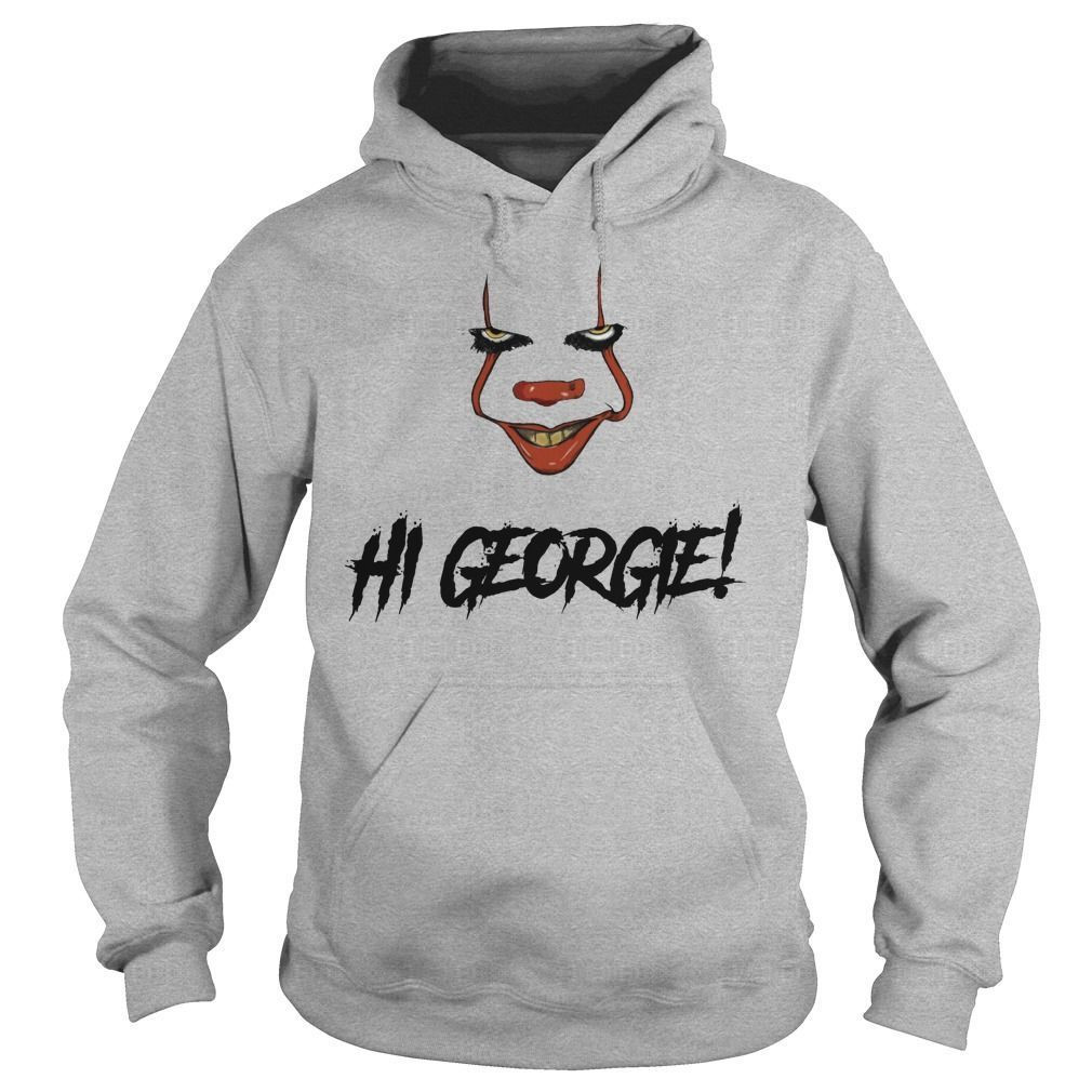 Hi Georgie Pennywise It Scary Clown Horror Movie Halloween Shirts