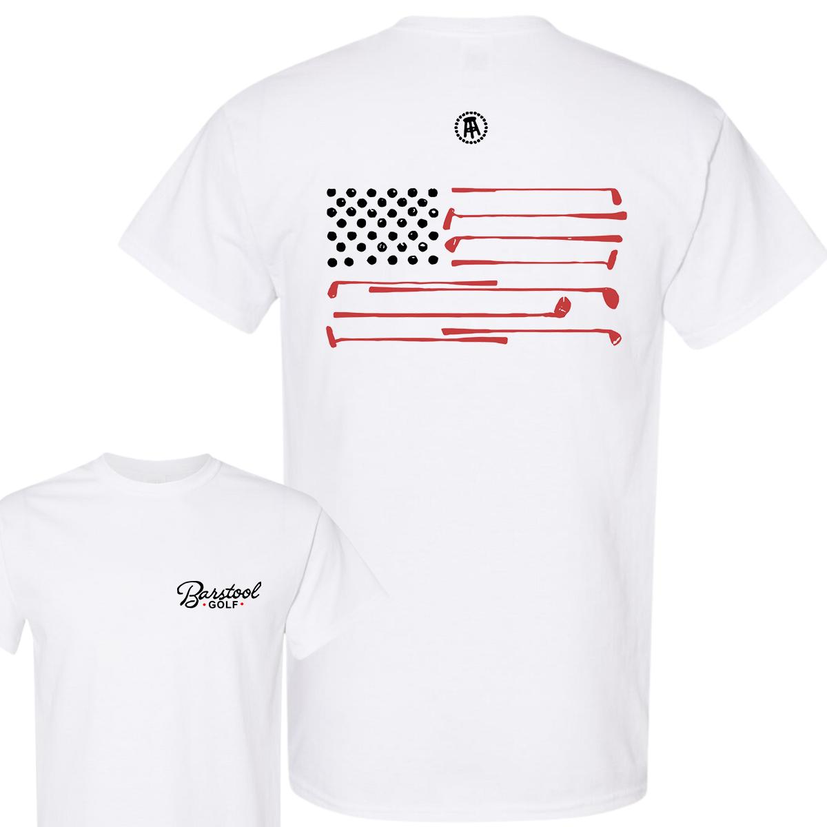 Barstool Golf Flag Pocket Tee, Full Color, For Men