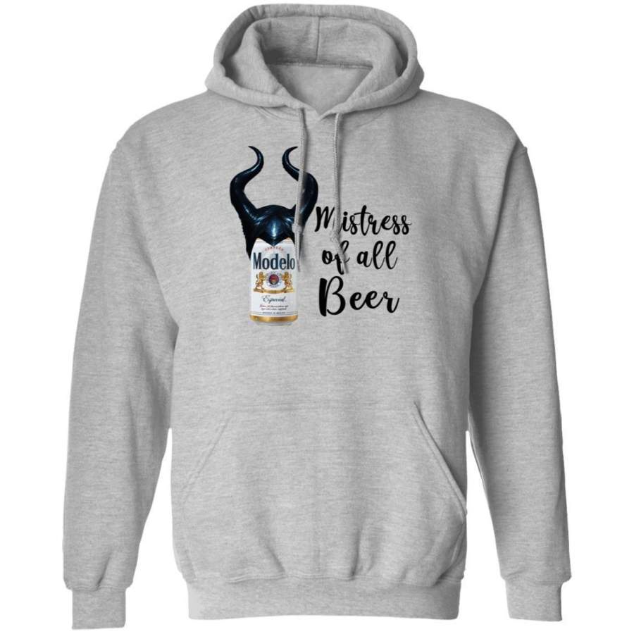 Modelo Especial Maleficent Hoodie Mistress Of All Beer Funny Shirt MT12