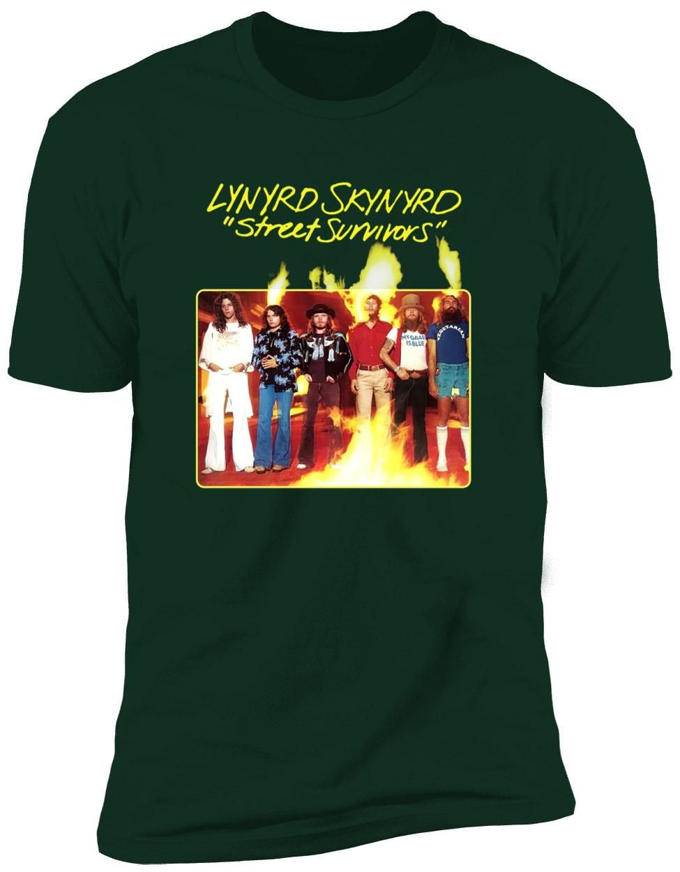 Lynyrd Skynyrd Band Street Survivor Premium Men Shirt