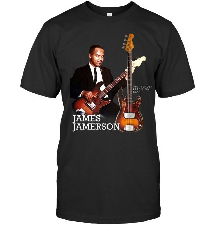 James Jamerson 1961 Fender Precision Bass Players Bassist Fans Memorial ...