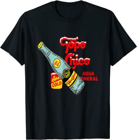 Graphic Topo-Chico Lime Design Arts Bottled Waters T-Shirt