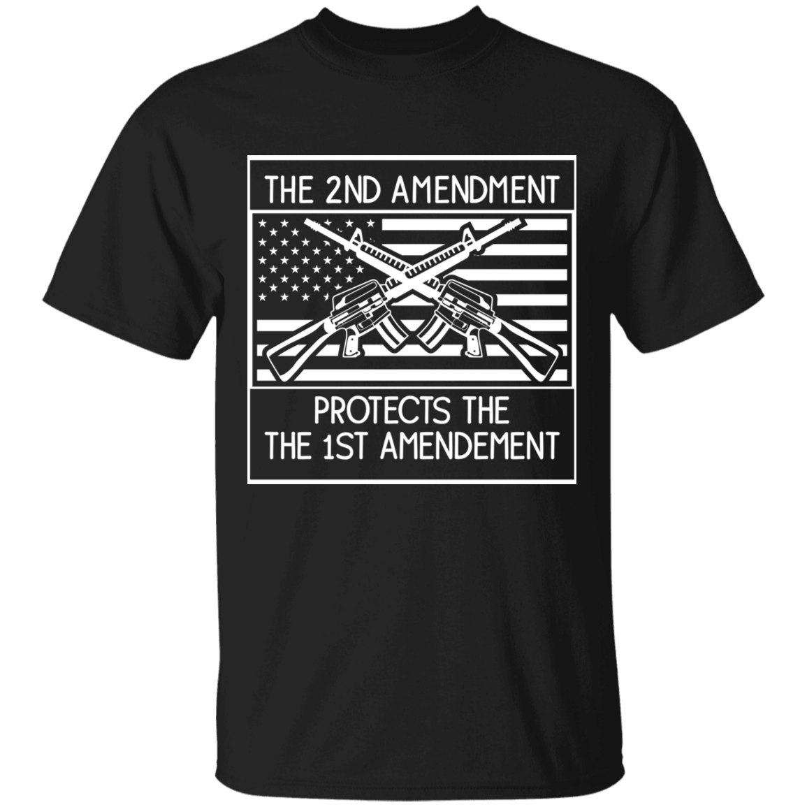 The Second Amendment Protects The First Amendment Shirt - Bestmreby Shop