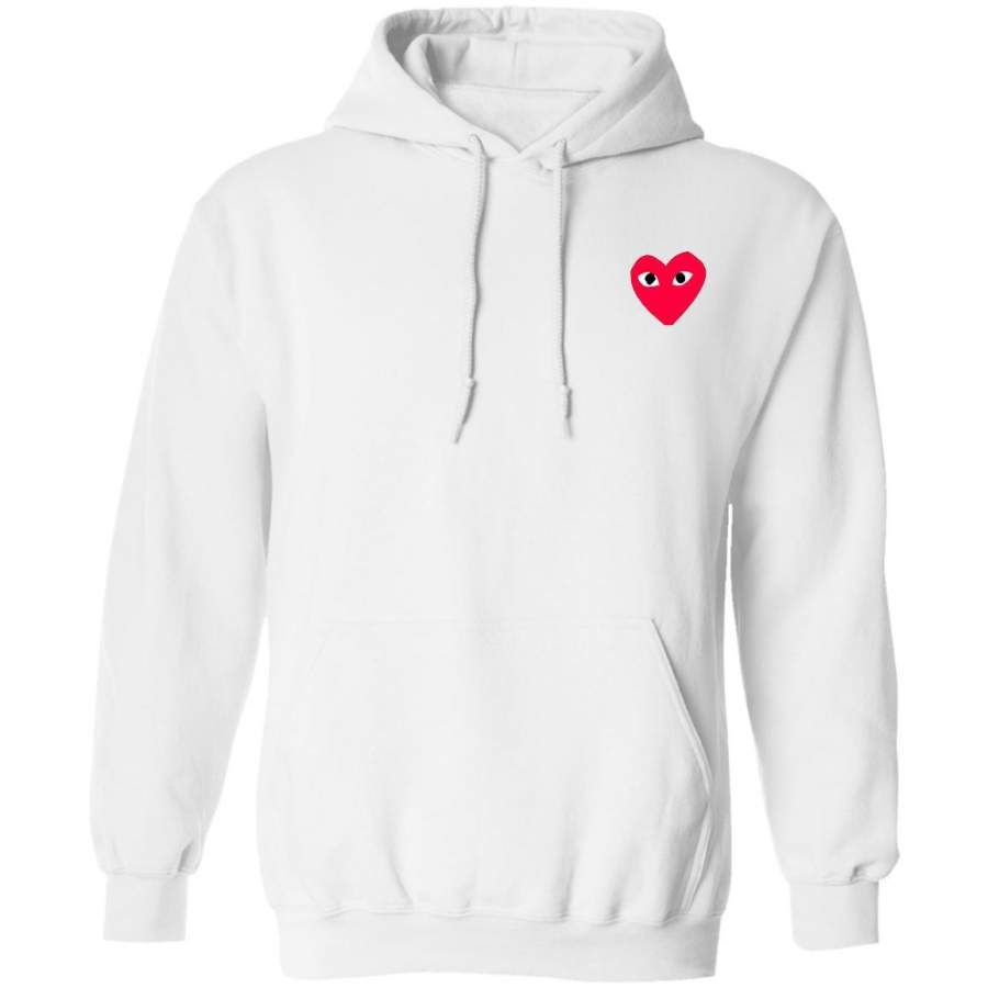 Cdg Hoodie Left Chest