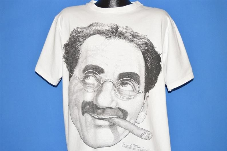 90S Groucho Marx Portrait Shirt