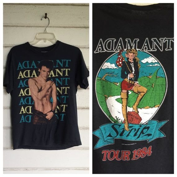 Vintage Adam Ant Concert Tour Shirt