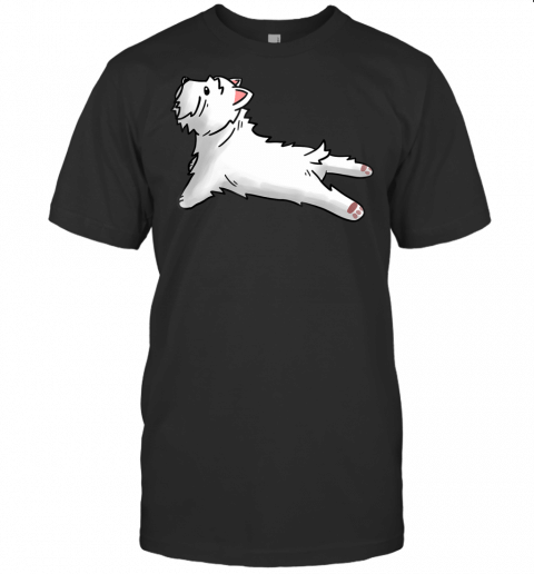 Westie Yoga Pose Shirt Funny Dog Gift T Shirt