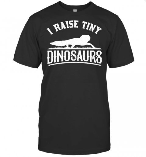 I Raise Tiny Dinosaur Vintage Retro Funny Leopard Gecko T Shirt