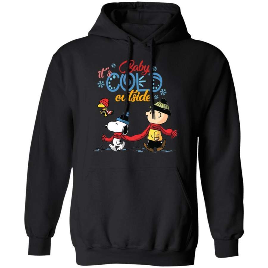 Xmas Snoopy And Charlie Brown Hoodie Christmas Gift Shirt VA11