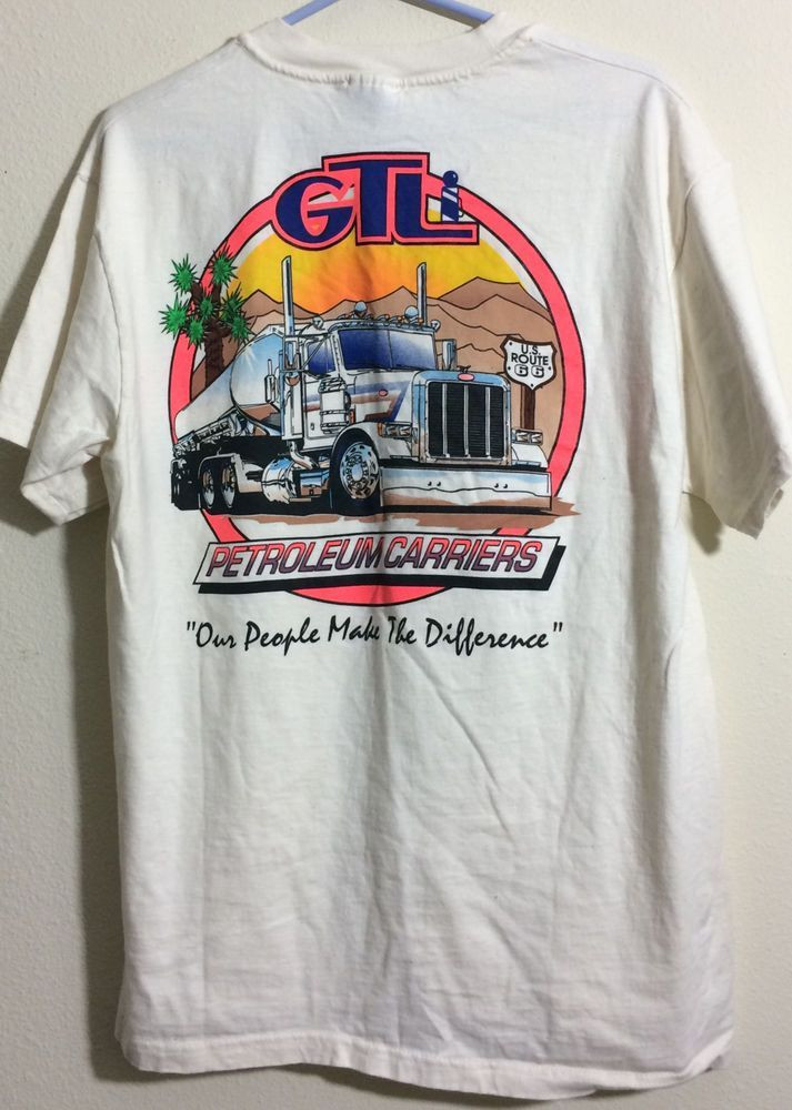 Sold 1980S Vintage One Pocket Shirt Trucks Petroleum Goodspeed New Old ...