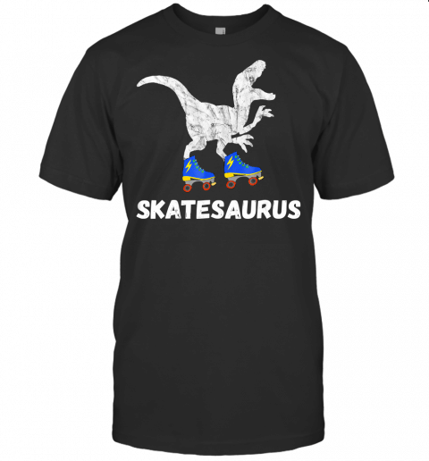 Skate Dinosaurs Roller Skating Rink Trex Roller Skater Shirt