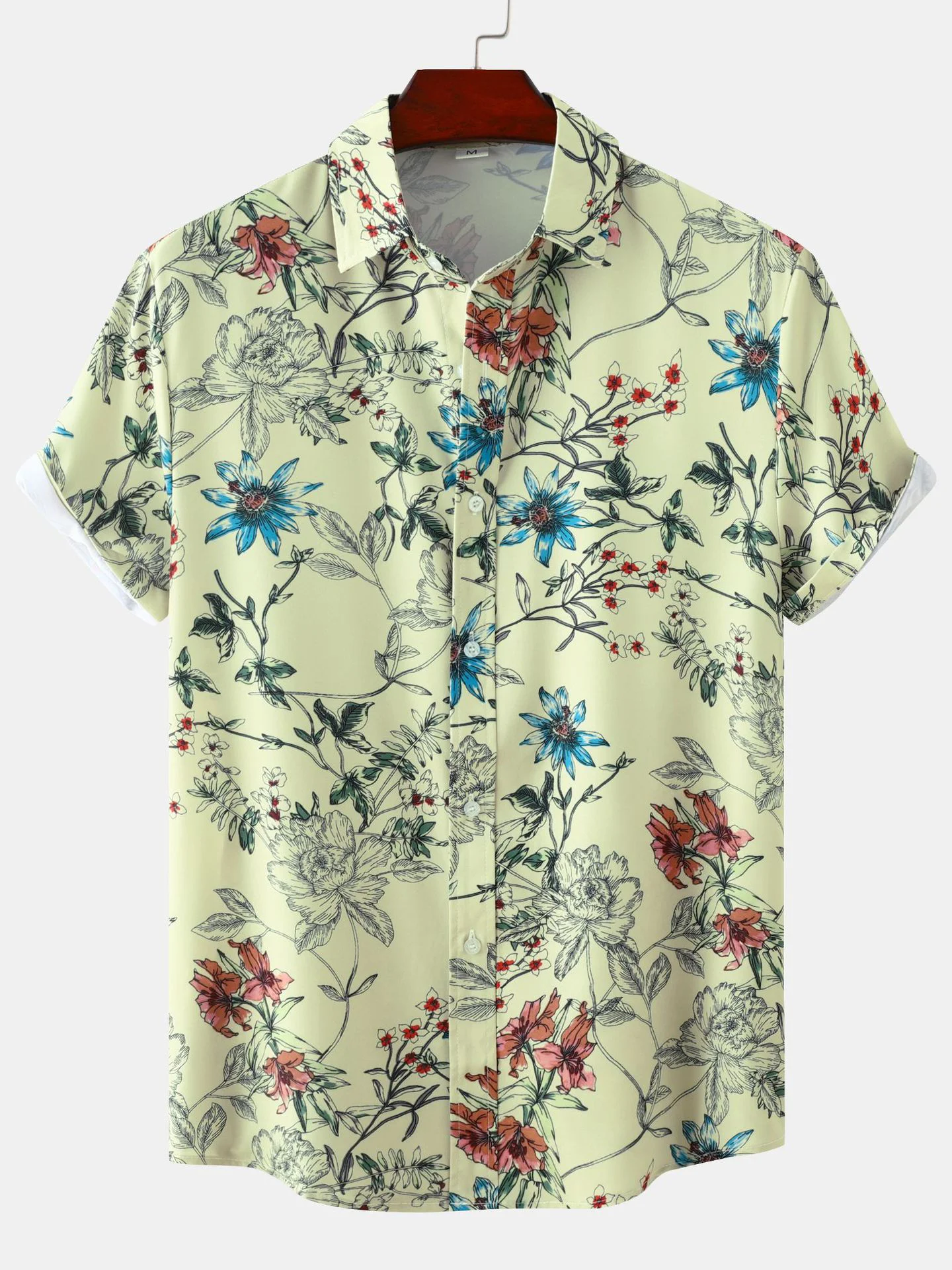 Floral Pattern Hawaiian Shirt